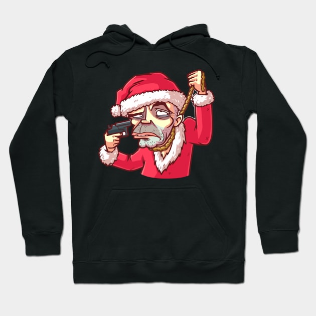 Santa Claus Christmas Hoodie by merchhousetee